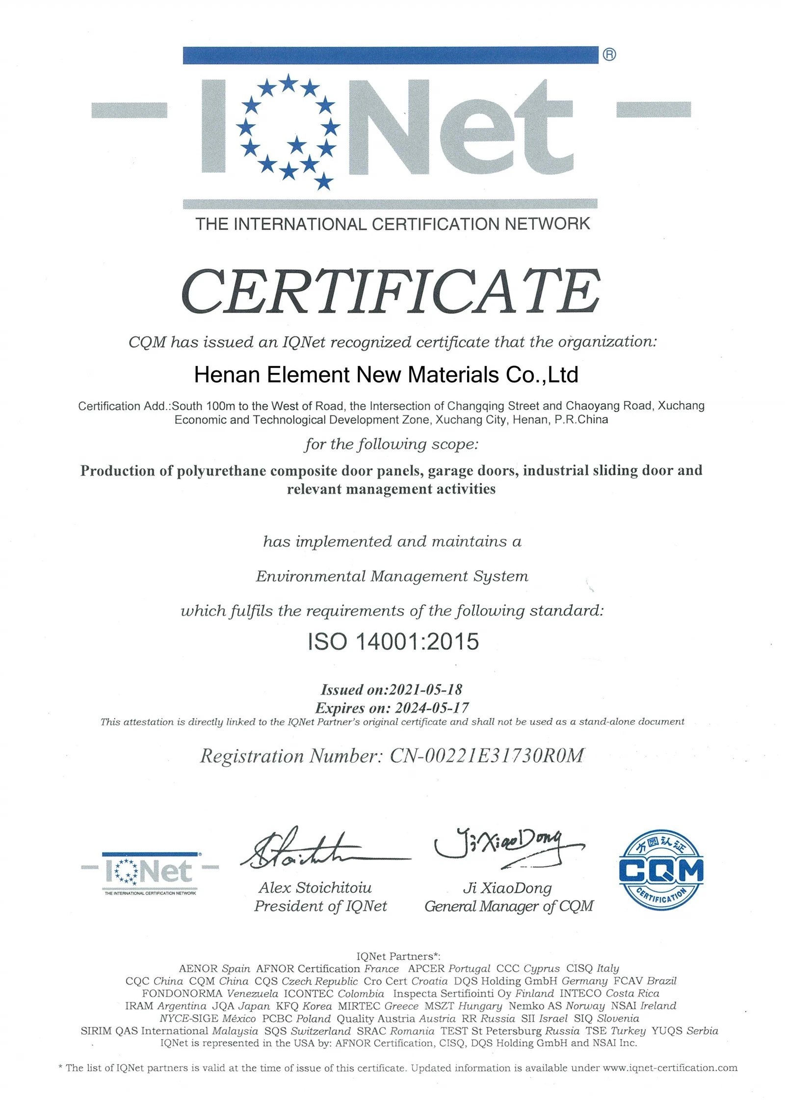 ISO 14001:2015 ISO 14001:2015